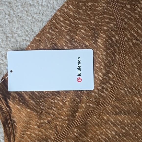 NWT Lululemon Swiftly Tech Tank 2.0 Water Surface Copper Brown/Bold Beige 14 - Picture 7 of 14